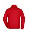 Unisexe Sweat-shirt zippé french-terry Rouge 7230