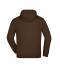 Unisex Hooded Jacket Brown 7231