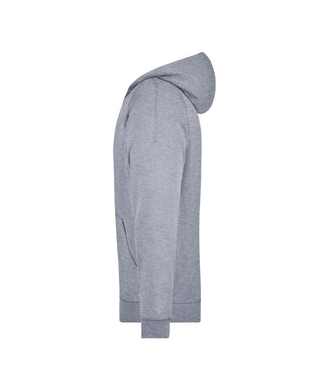 Unisex Hooded Jacket Grey-heather 7231