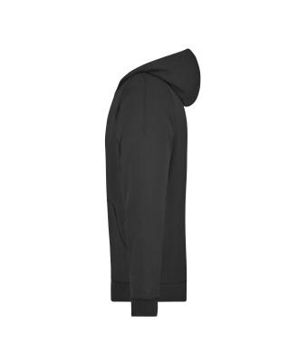 Unisex Hooded Jacket Black 7231