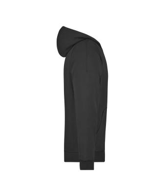 Unisex Hooded Jacket Black 7231