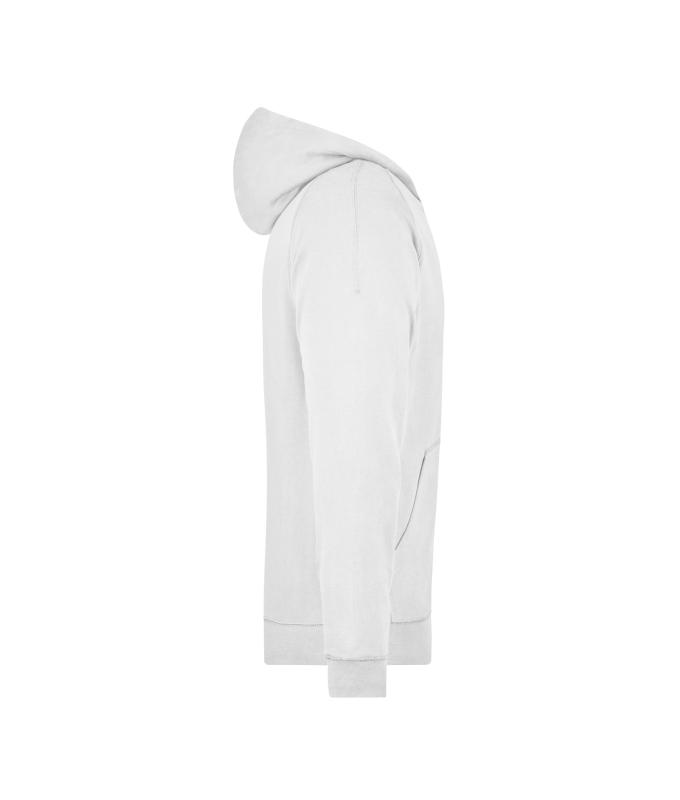 Unisex Hooded Jacket White 7231