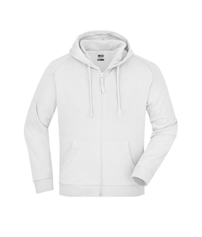Unisex Hooded Jacket White 7231