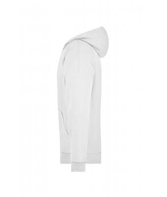 Unisex Hooded Jacket White 7231
