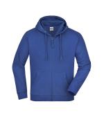 Unisexe Sweat-shirt zippé avec capuche Royal 7231