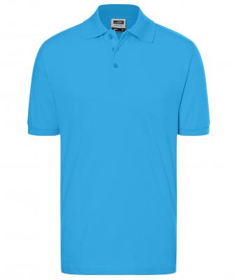 Herren Classic Polo Aqua 7240