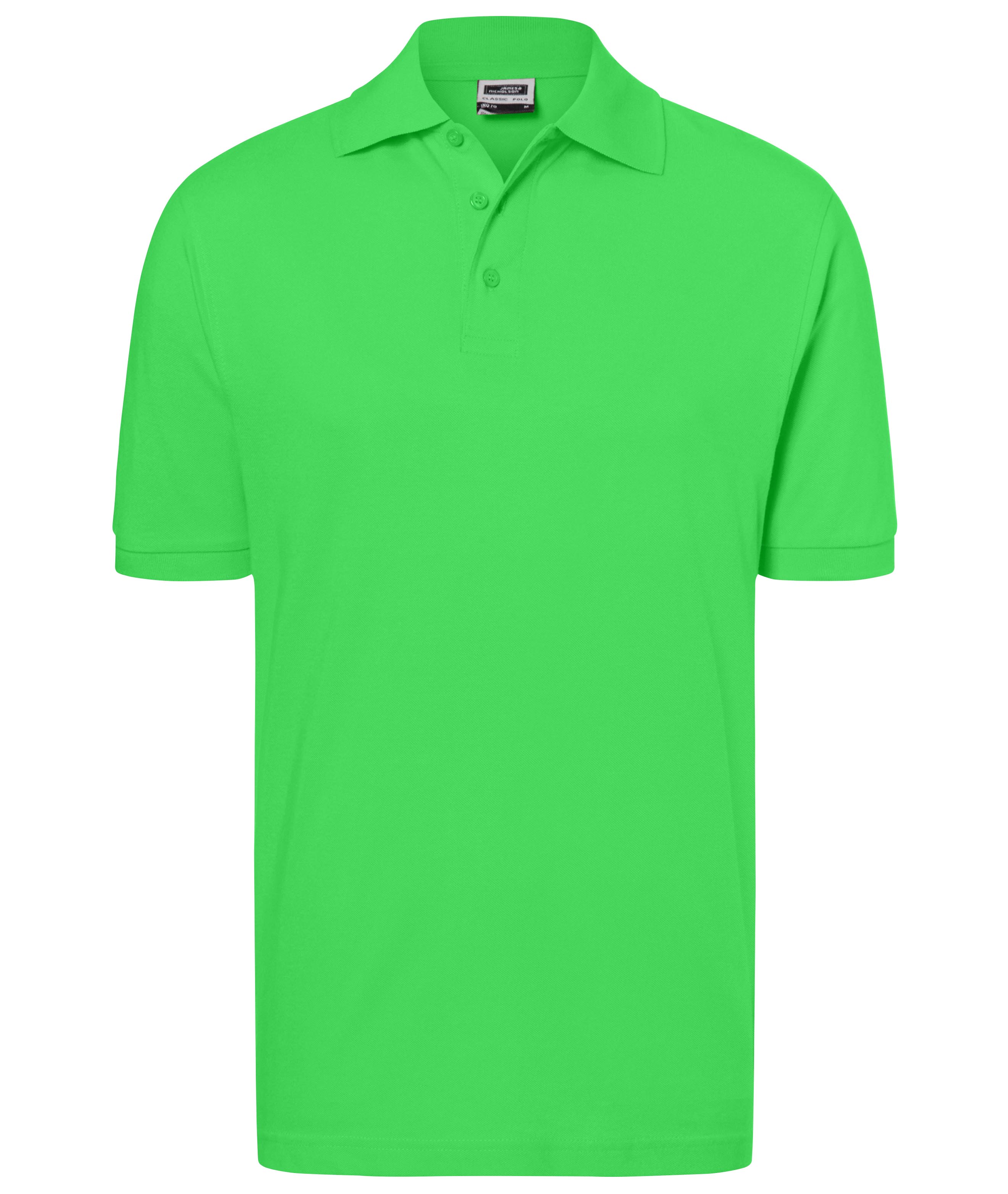 Men Classic Polo Lime-green-Daiber