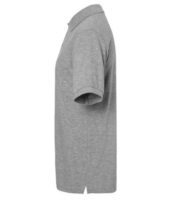 Heren Classic Polo Heather-grijs 7240