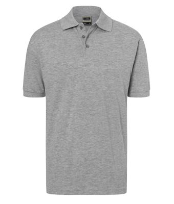 Heren Classic Polo Heather-grijs 7240