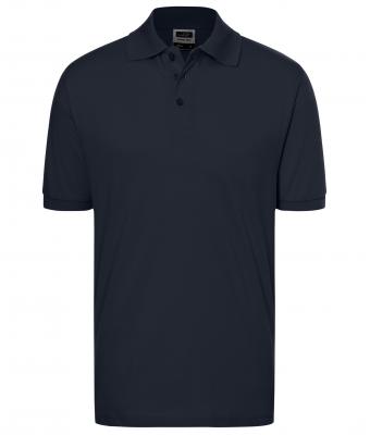 Homme Polo piqué coupe ajustée homme Marine 7240