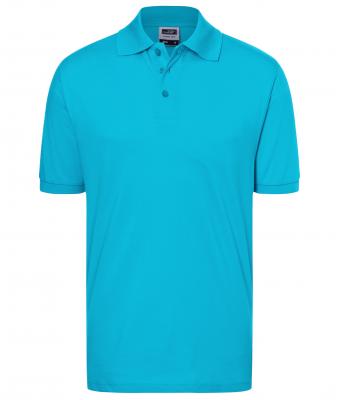 Homme Polo piqué coupe ajustée homme Turquoise 7240