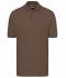 Homme Polo piqué coupe ajustée homme Marron 7240