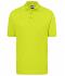 Homme Polo piqué coupe ajustée homme Jaune-acide 7240