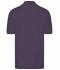 Homme Polo piqué coupe ajustée homme Aubergine 7240