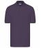 Homme Polo piqué coupe ajustée homme Aubergine 7240