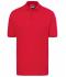 Homme Polo piqué coupe ajustée homme Rouge 7240