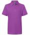 Kinderen Classic Polo Junior Paars 7241