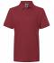 Kinderen Classic Polo Junior Wijnrood 7241