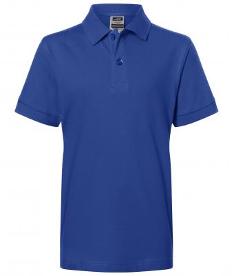 Kinderen Classic Polo Junior Donkerroyal 7241