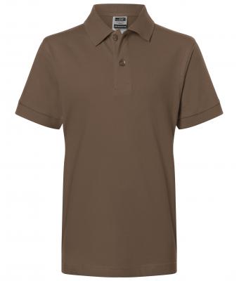 Kinderen Classic Polo Junior Bruin 7241