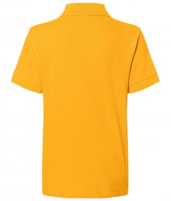 Kinderen Classic Polo Junior Goudgeel 7241