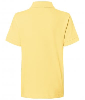 Kinderen Classic Polo Junior Lichtgeel 7241