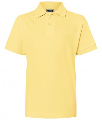 Kinderen Classic Polo Junior Lichtgeel 7241