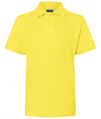 Kinderen Classic Polo Junior Geel 7241