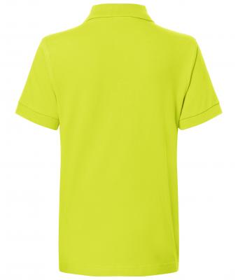 Kinderen Classic Polo Junior Chemisch geel 7241