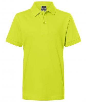 Kinderen Classic Polo Junior Chemisch geel 7241