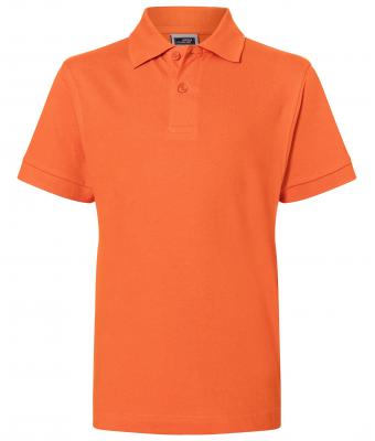 Kinderen Classic Polo Junior Donkeroranje 7241