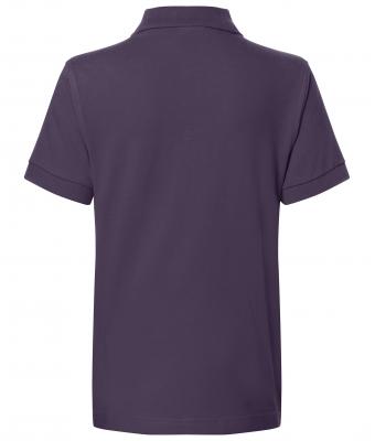 Kinderen Classic Polo Junior Aubergine 7241
