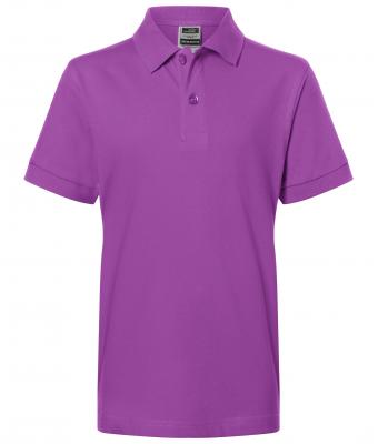 Kinderen Classic Polo Junior Paars 7241