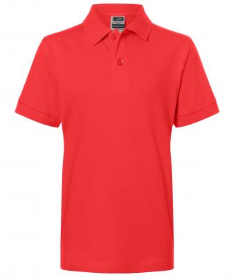 Kids Classic Polo Junior Tomato 7241