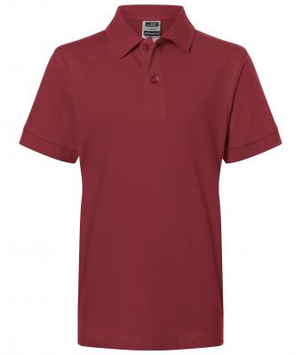 Kinderen Classic Polo Junior Wijnrood 7241