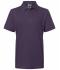 Kinderen Classic Polo Junior Aubergine 7241