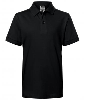 Kinderen Classic Polo Junior Zwart 7241