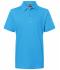 Enfant Polo enfant piqué coupe ajustée enfant Aqua 7241