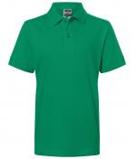 Enfant Polo enfant piqué coupe ajustée enfant Vert-irlandais 7241
