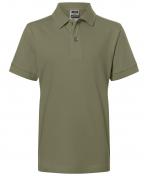 Enfant Polo enfant piqué coupe ajustée enfant Olive 7241
