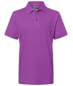 Enfant Polo enfant piqué coupe ajustée enfant Pourpre 7241