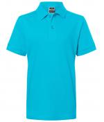 Enfant Polo enfant piqué coupe ajustée enfant Turquoise 7241