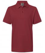 Enfant Polo enfant piqué coupe ajustée enfant Vin 7241