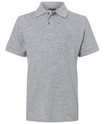 Enfant Polo enfant piqué coupe ajustée enfant Gris-chiné 7241