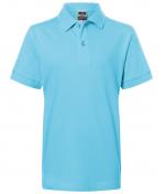 Enfant Polo enfant piqué coupe ajustée enfant Bleu-ciel 7241