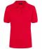Femme Polo piquée coupe ajustée femme Rouge 7242