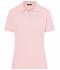 Femme Polo piquée coupe ajustée femme Rose-clair 7242