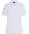 Femme Polo piquée coupe ajustée femme Blanc 7242