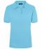 Femme Polo piquée coupe ajustée femme Bleu-ciel 7242
