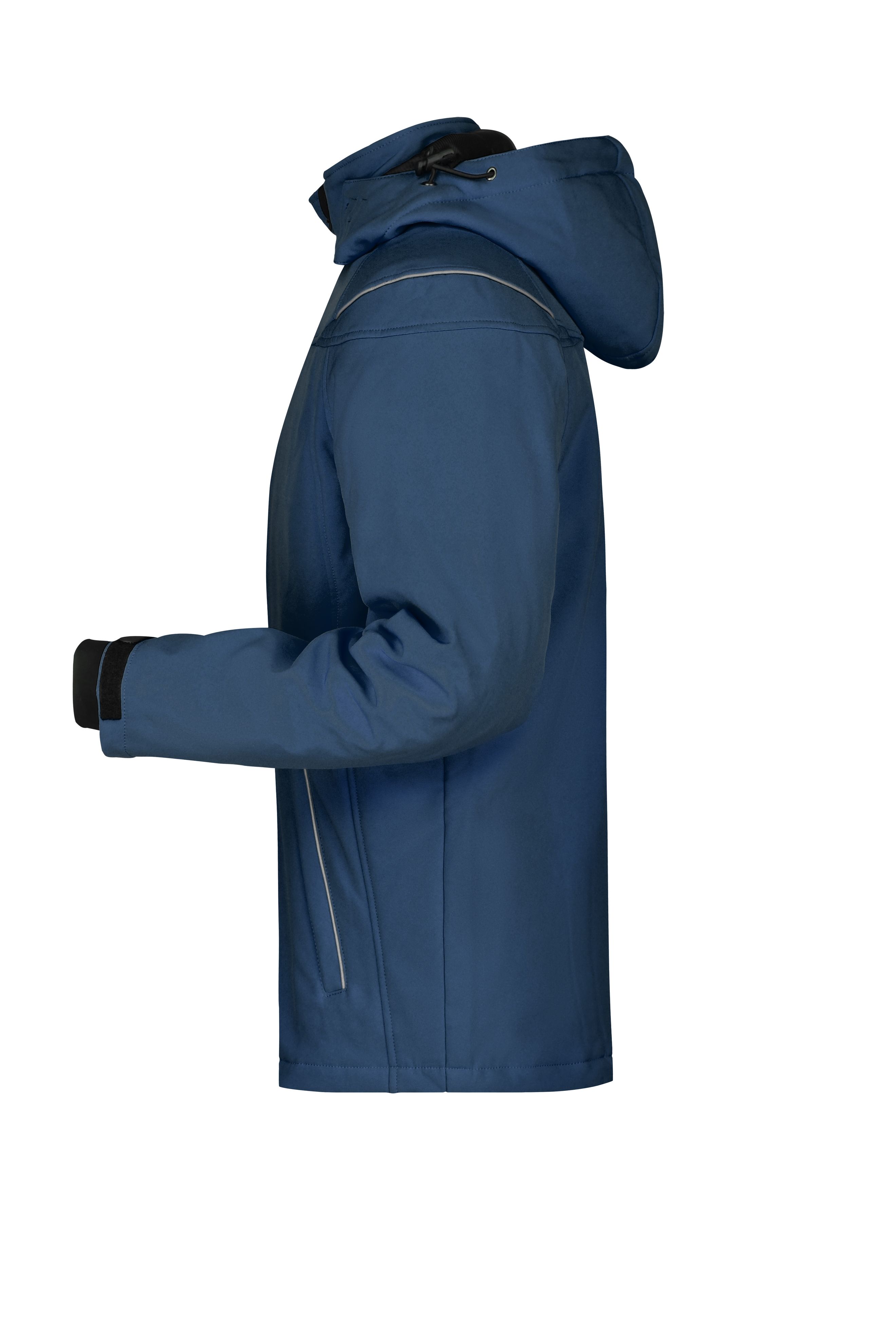 Daiber JN1097 Ultraleichte Softshelljacke für extreme Wetterbedingungen schwarz/grau (black/silver) main image 1